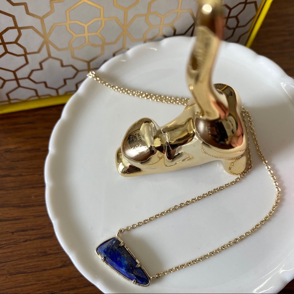 Kendra Scott Etta Necklace in Blue Lapis